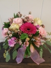 Order All pink flower arrangement