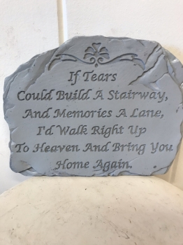 If tears could build a stairway
