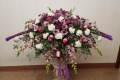 Order Casket Spray in Shades of Purple